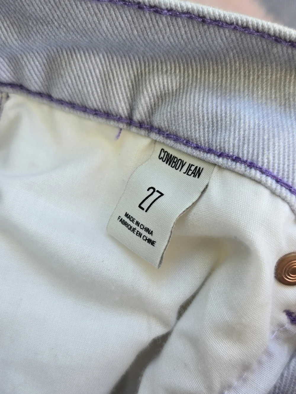 BDG Cowboy Jean Sunset Pastel Ombre Straight-Leg Jeans - Picture 9 of 11